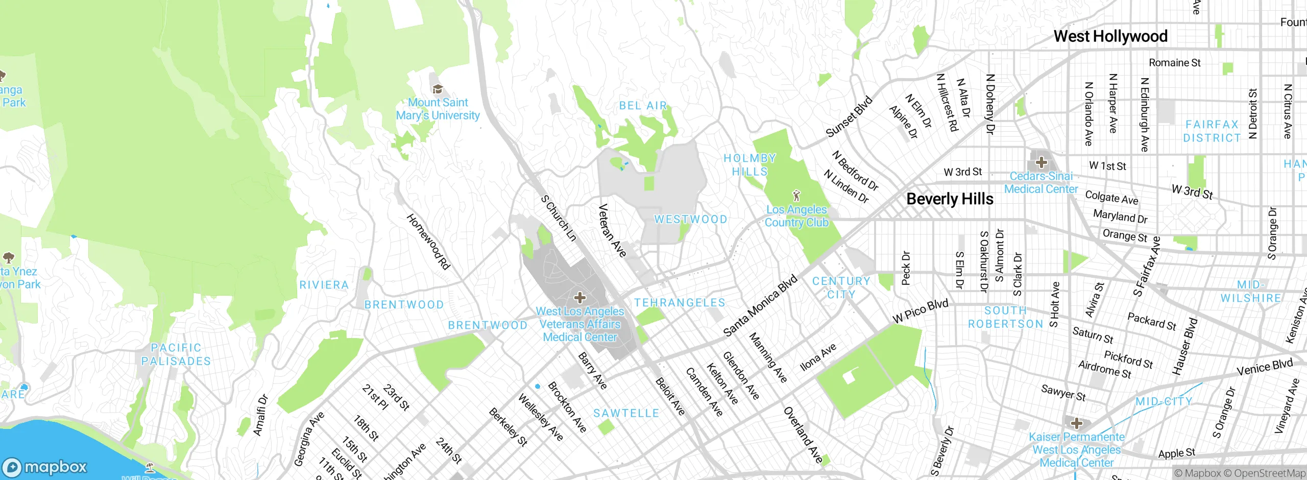 Map showing approximate location