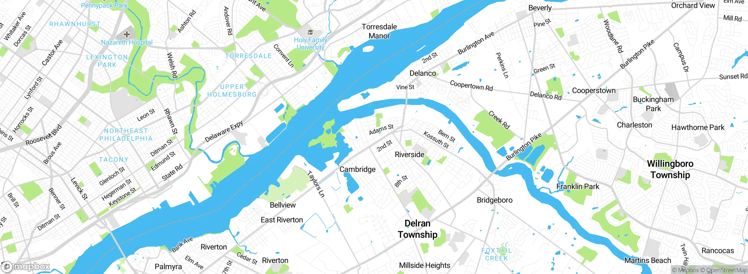 Map showing approximate location