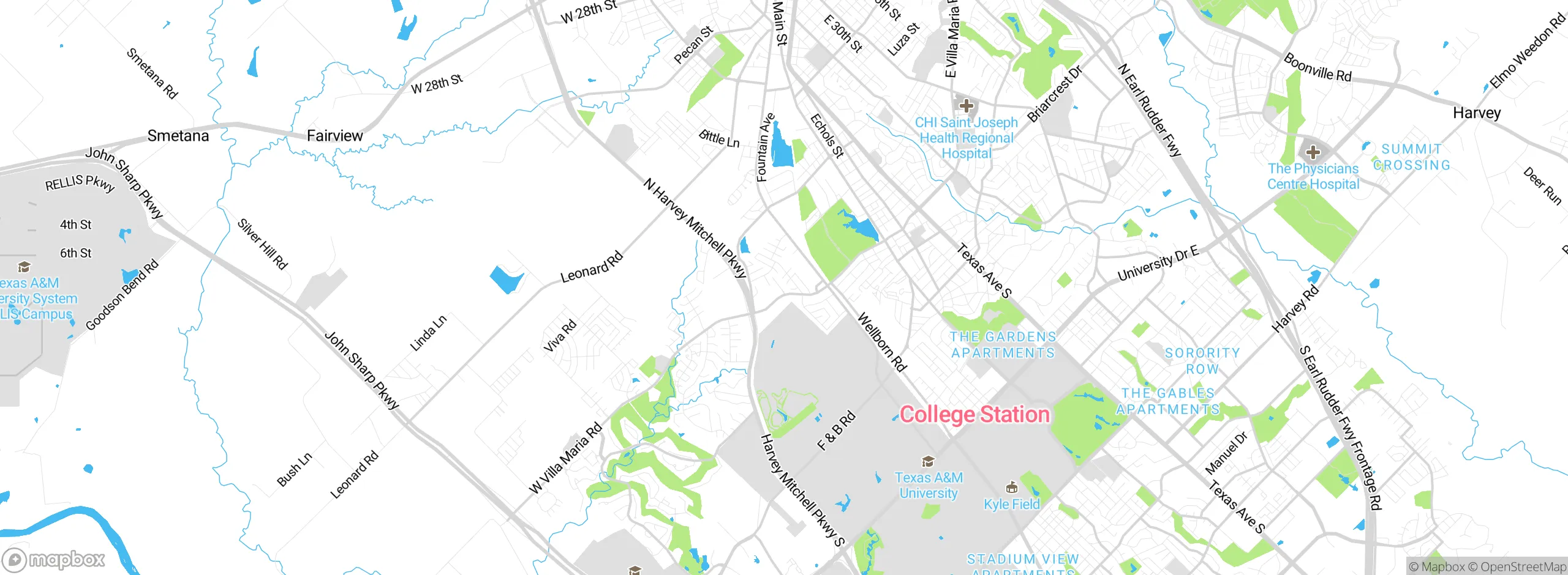 Map showing approximate location