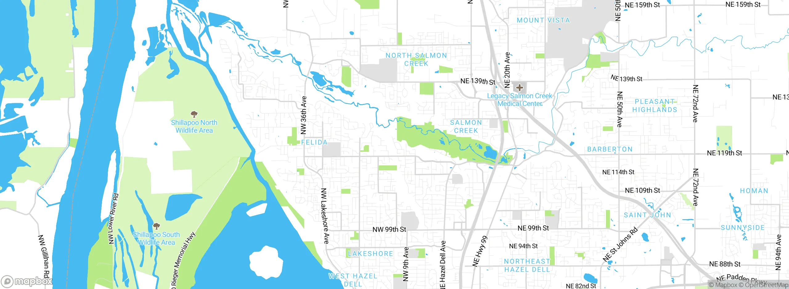 Map showing approximate location