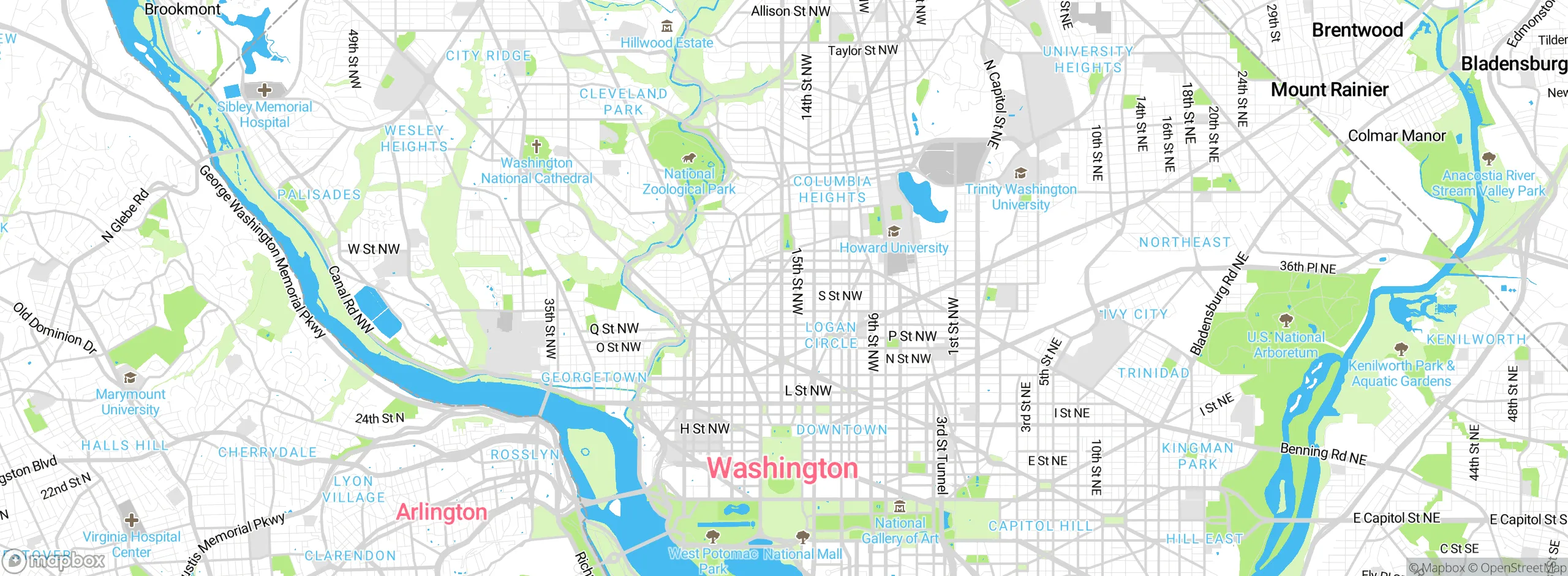 Map showing approximate location