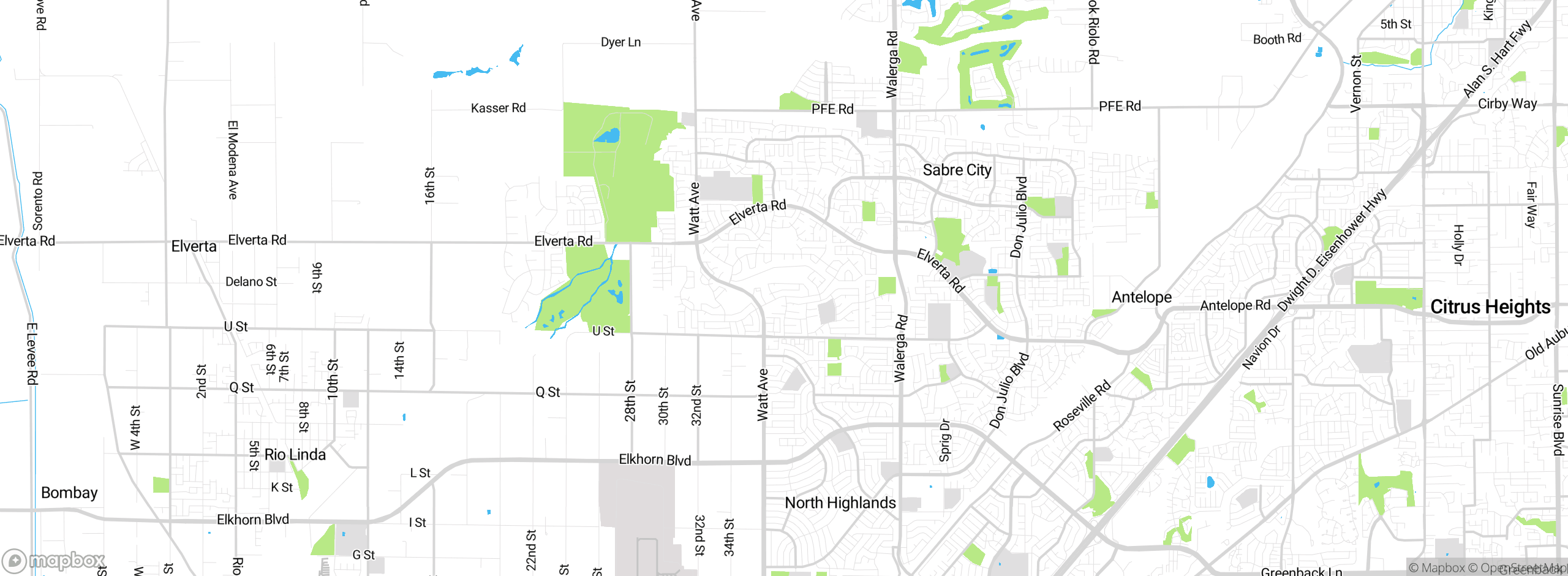 Map showing approximate location