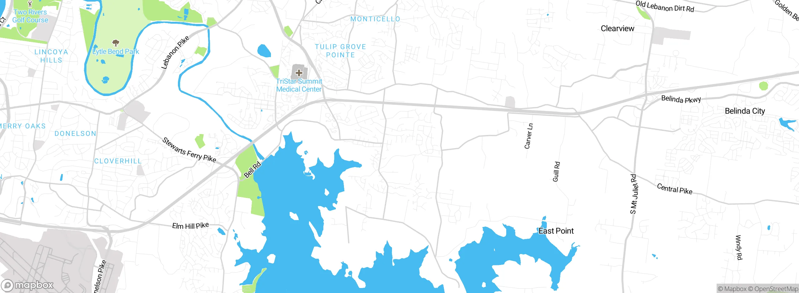 Map showing approximate location