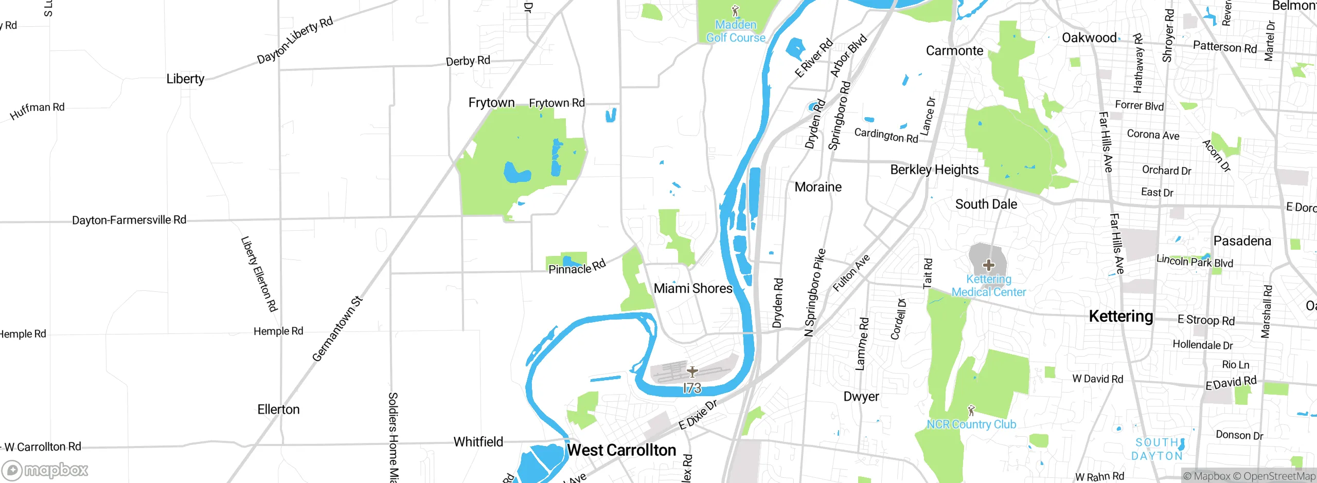 Map showing approximate location