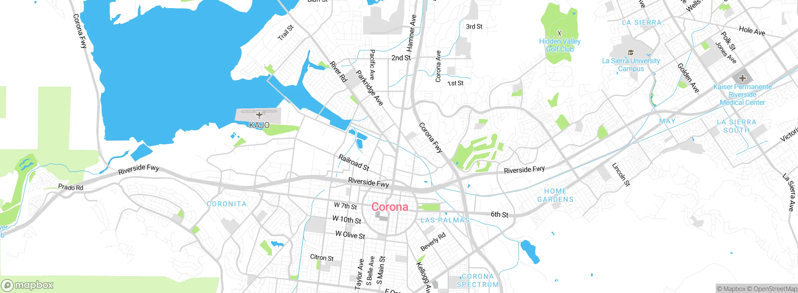Map showing approximate location