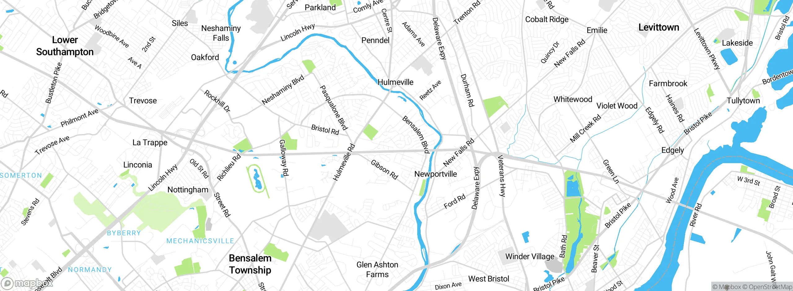 Map showing approximate location