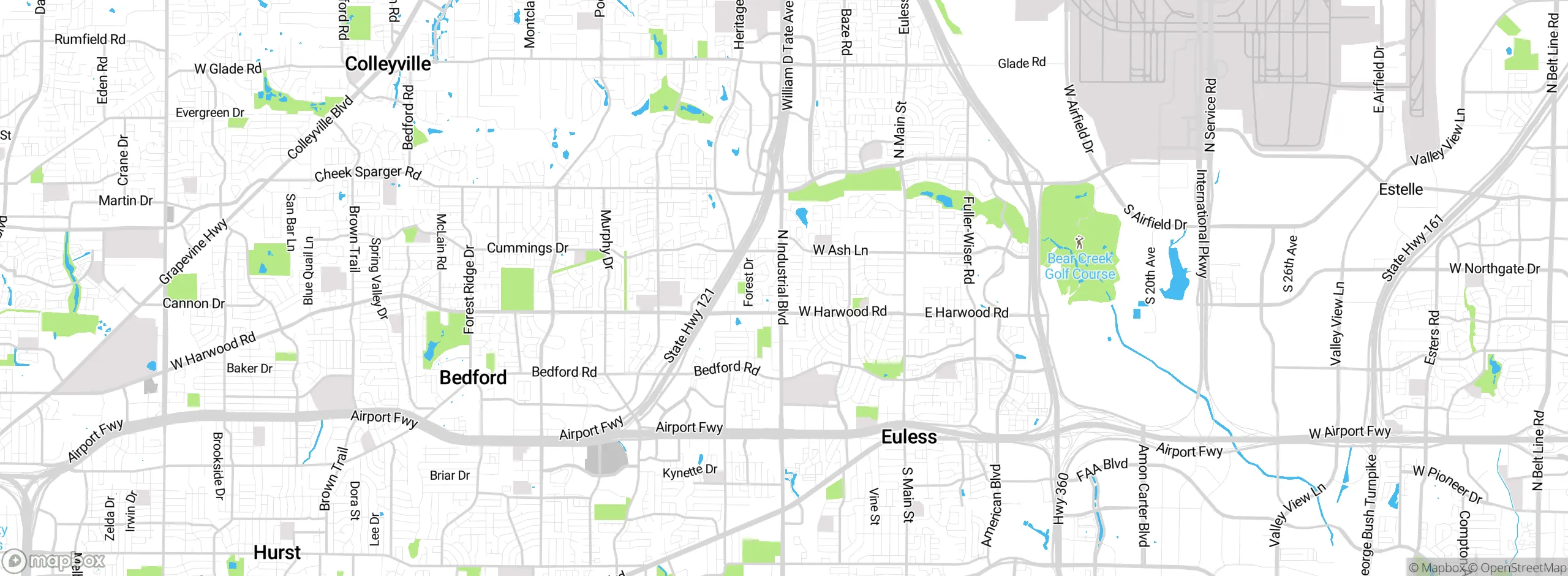 Map showing approximate location