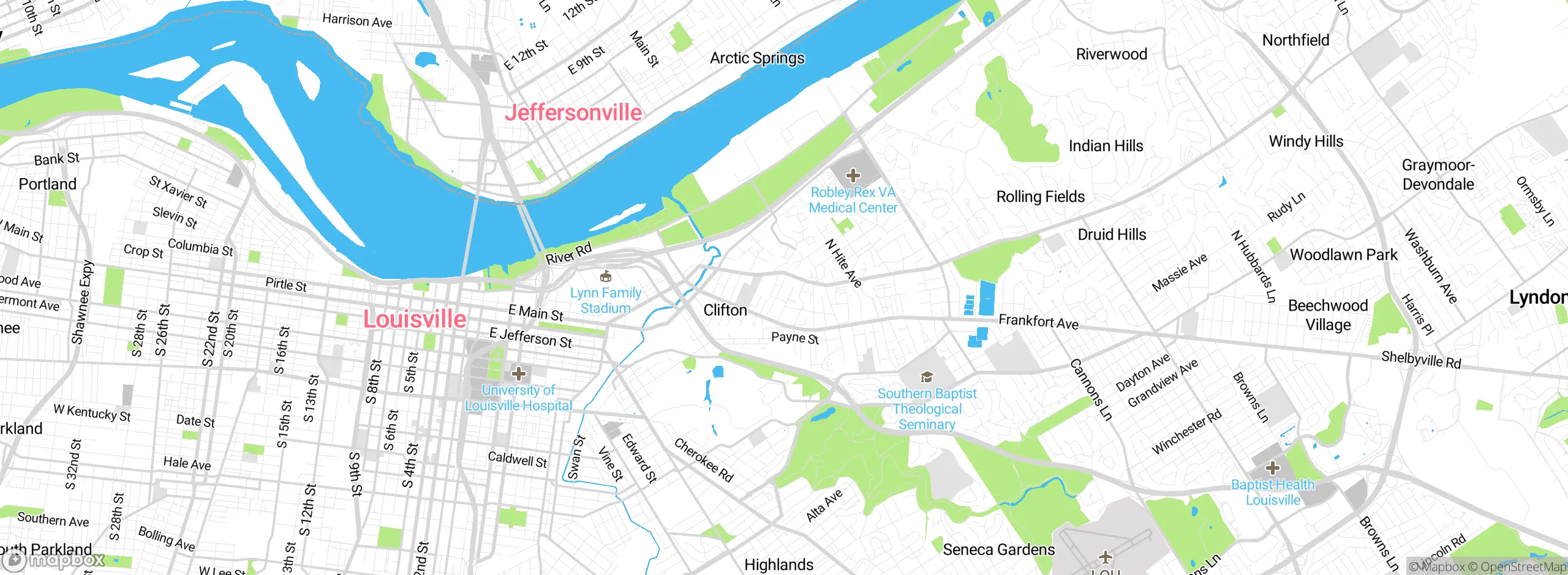 Map showing approximate location