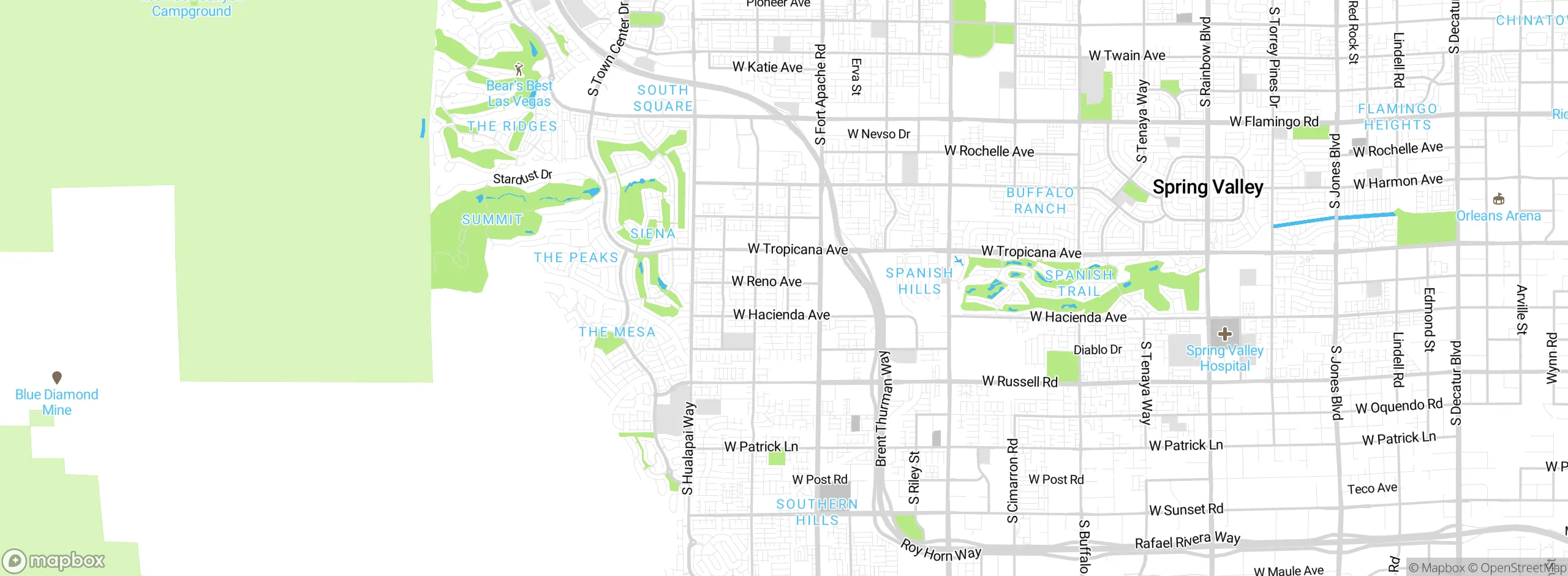Map showing approximate location