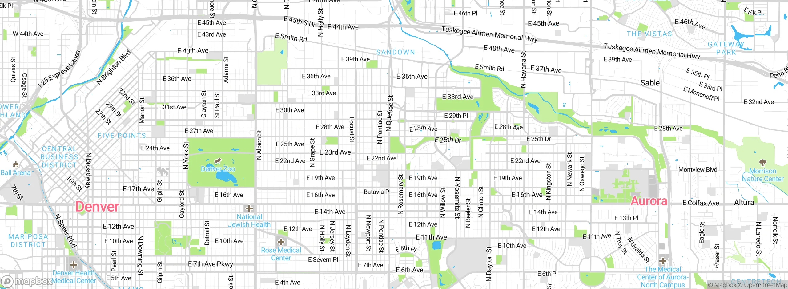 Map showing approximate location