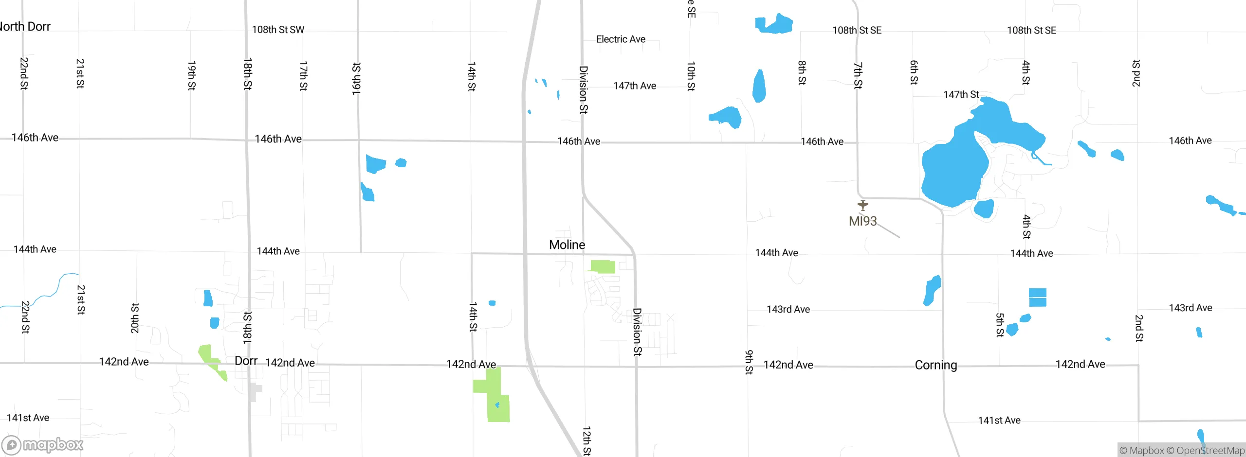 Map showing approximate location