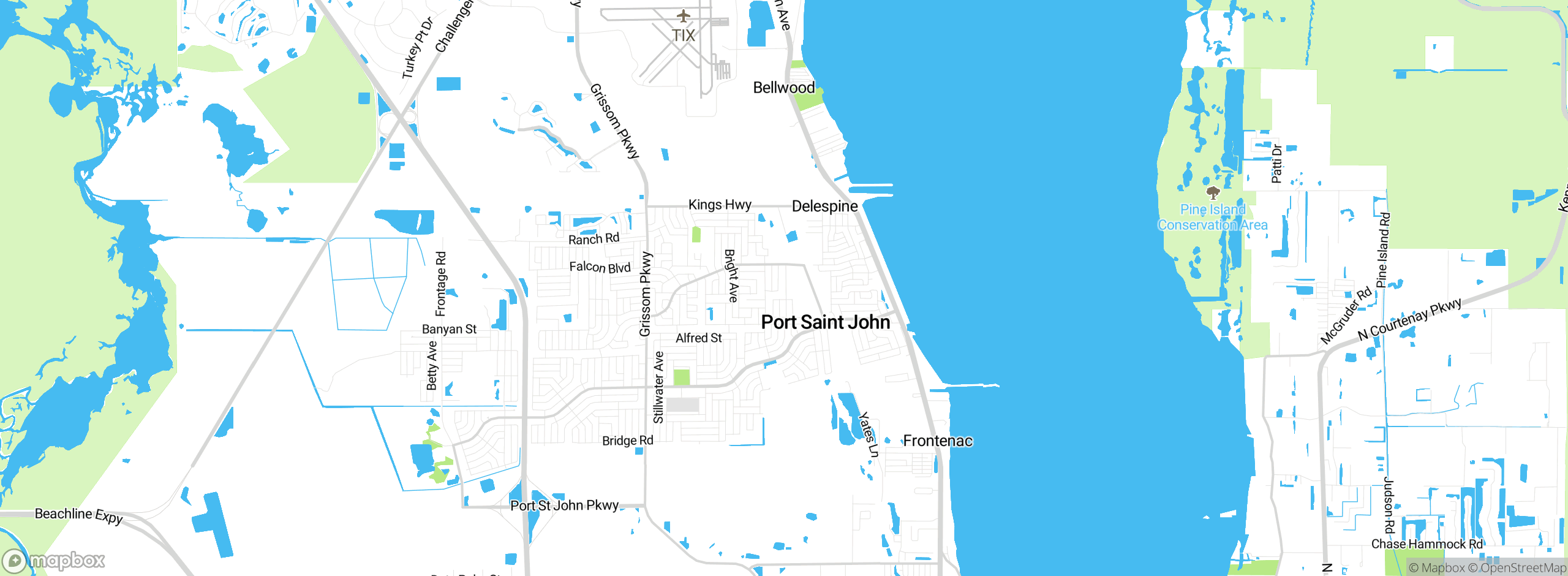 Map showing approximate location