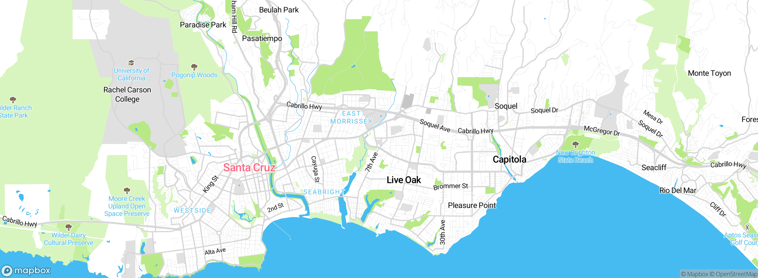 Map showing approximate location