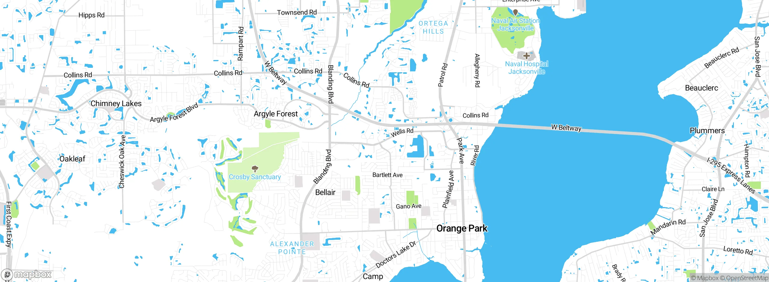 Map showing approximate location
