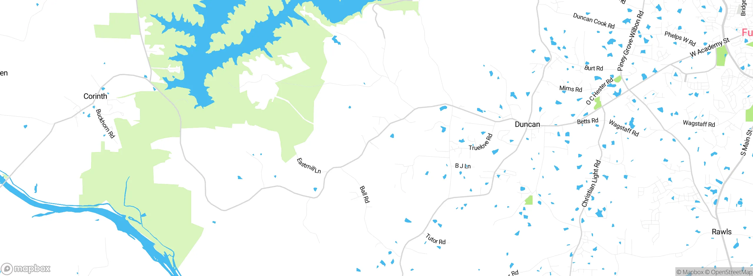 Map showing approximate location