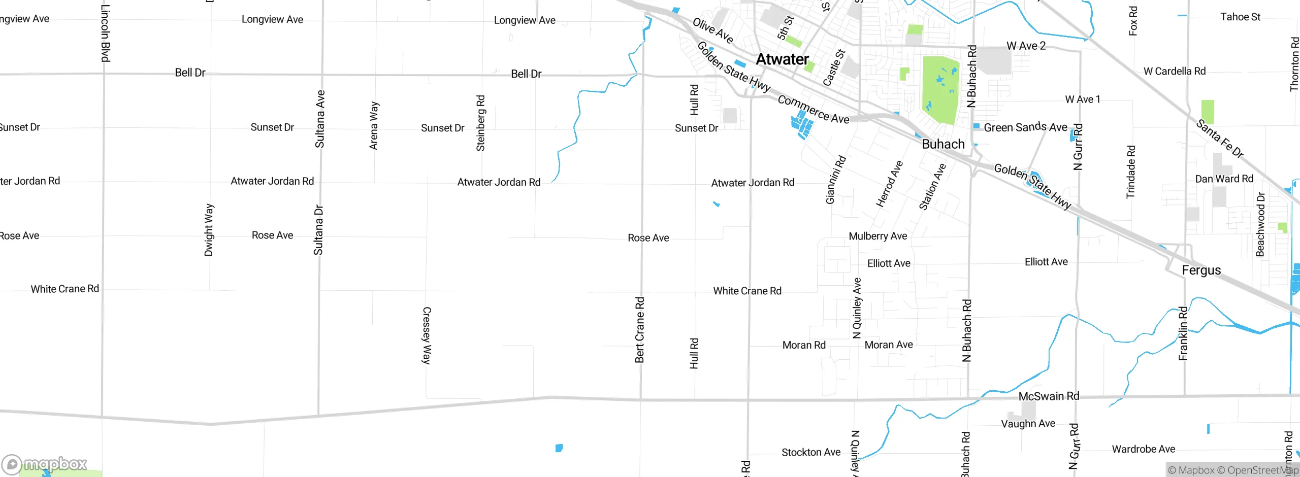 Map showing approximate location