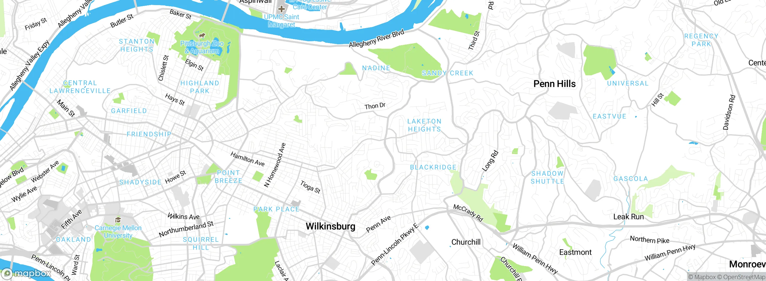Map showing approximate location