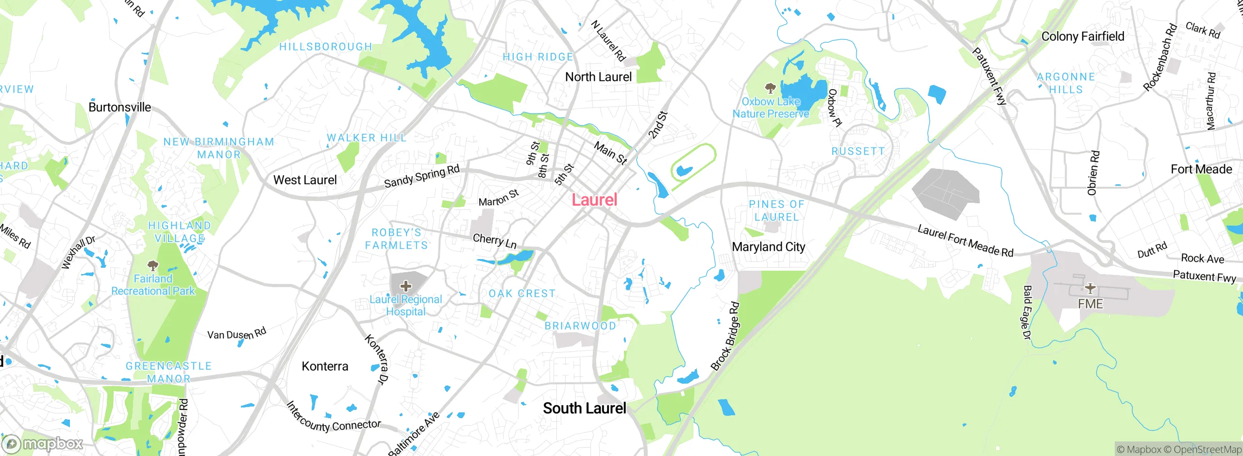 Map showing approximate location