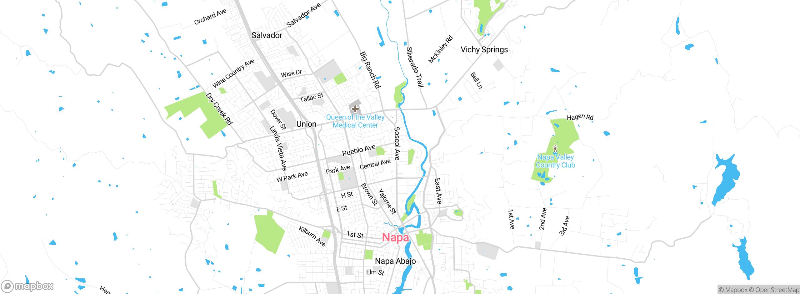 Map showing approximate location