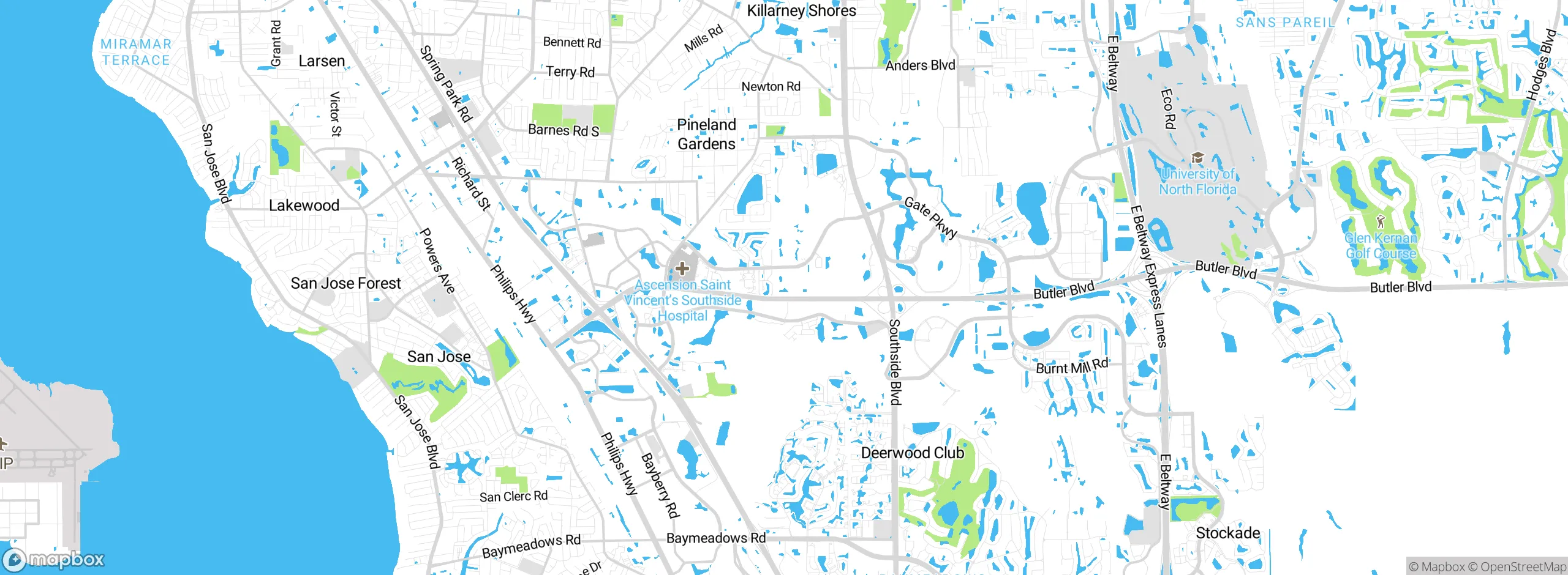 Map showing approximate location