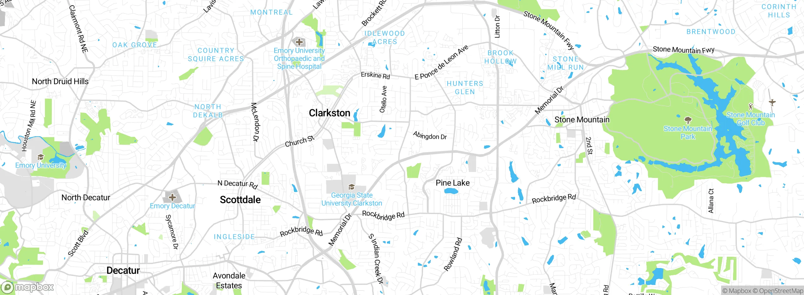 Map showing approximate location