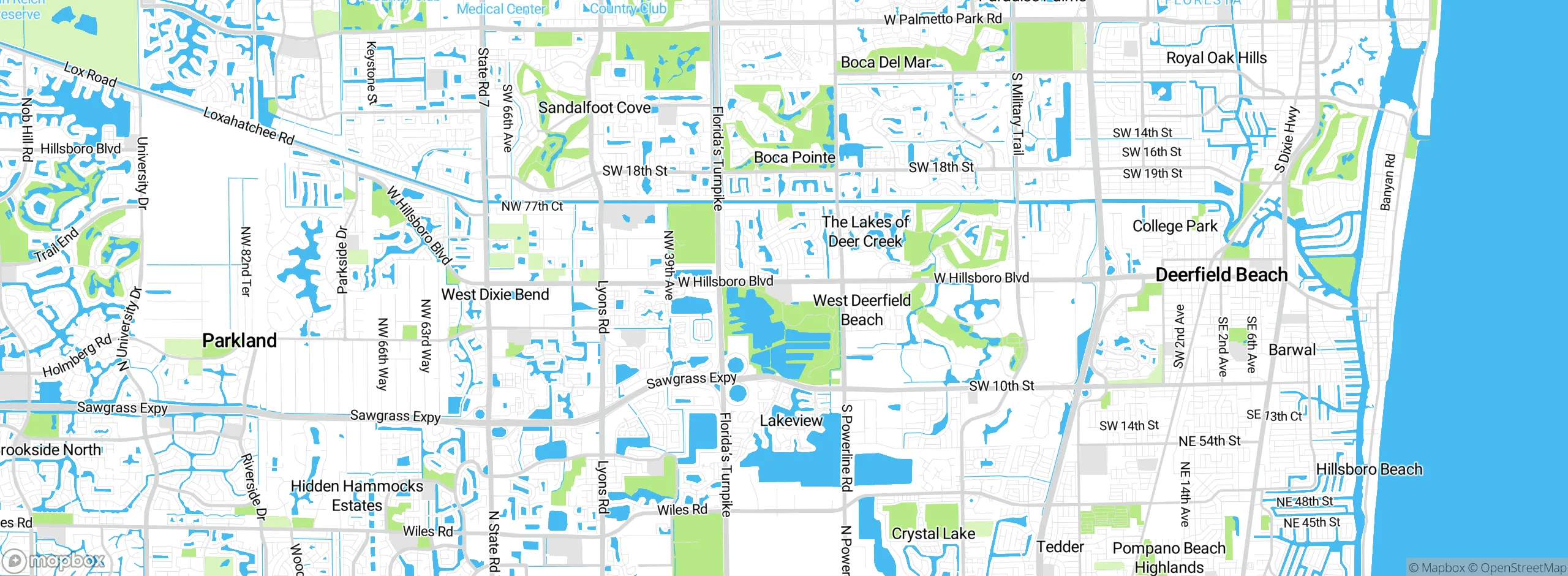 Map showing approximate location