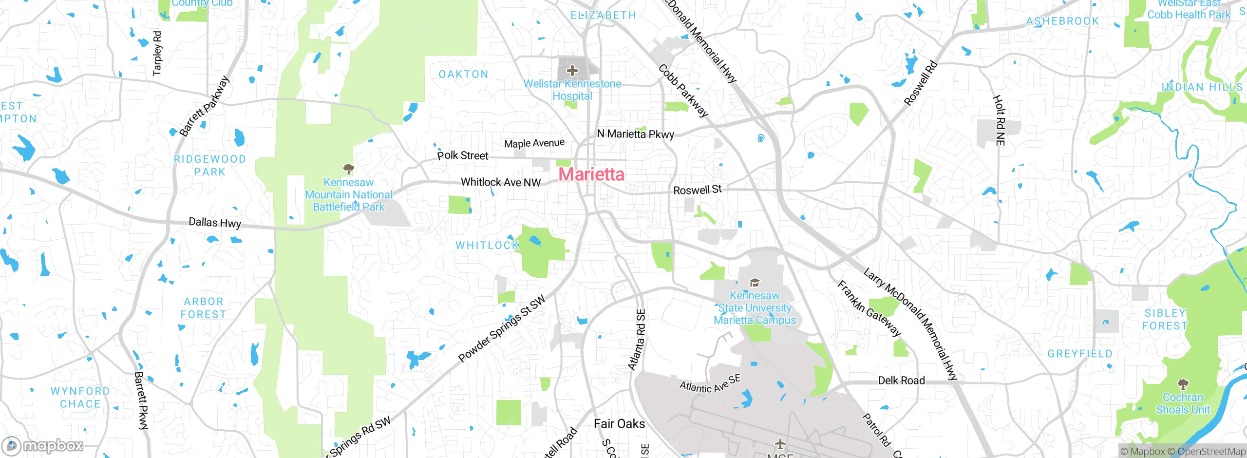 Map showing approximate location