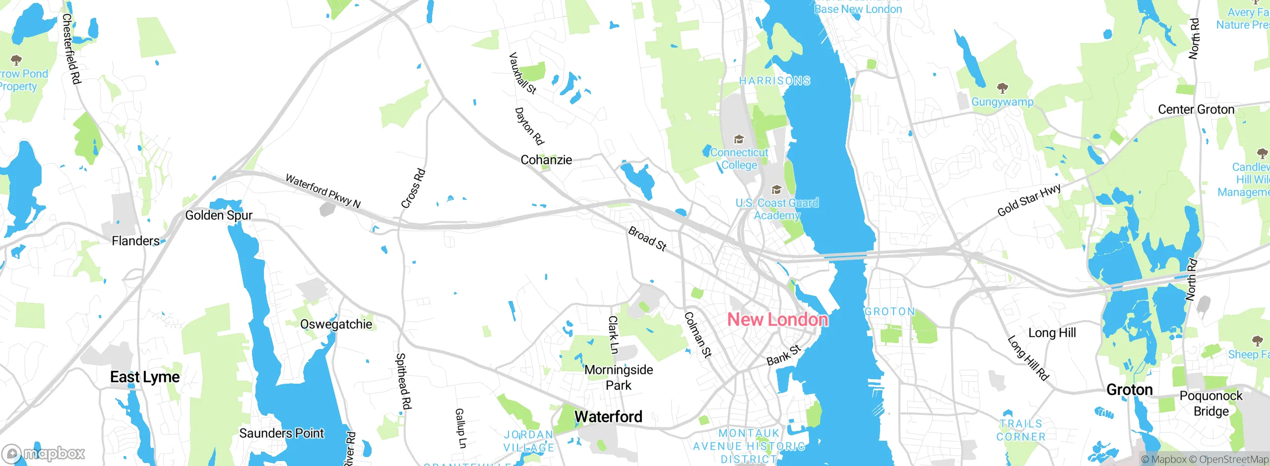 Map showing approximate location