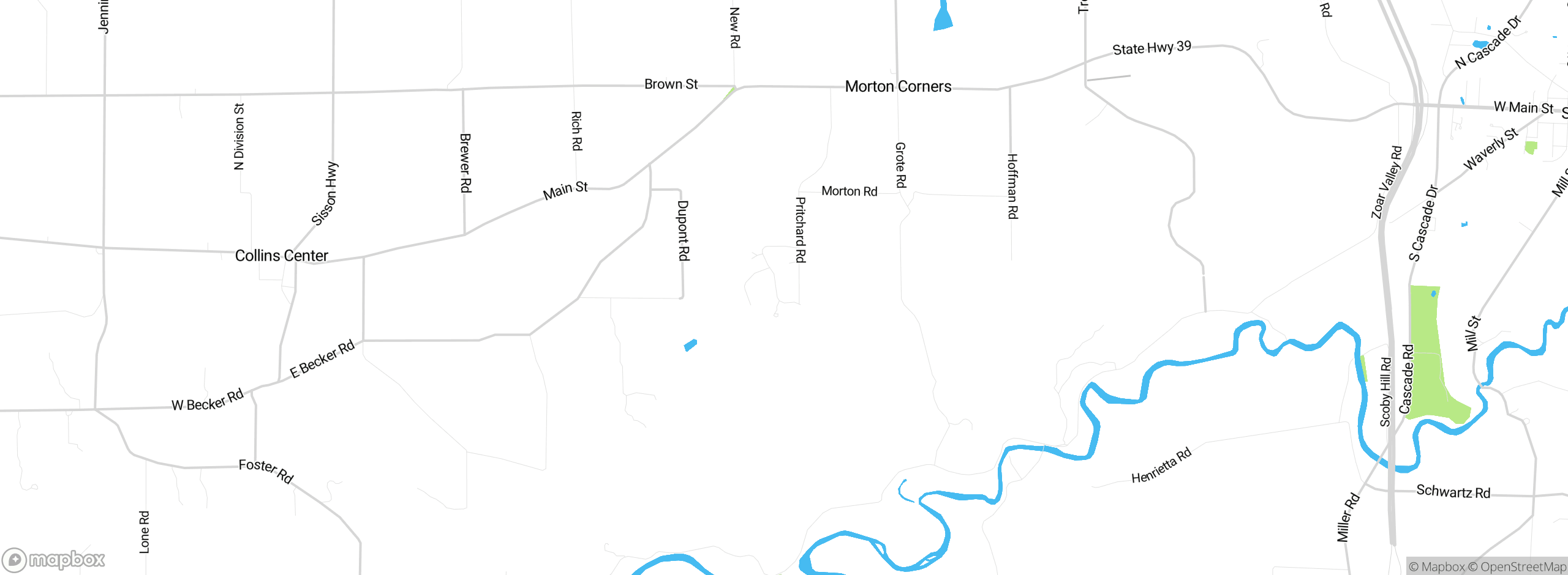 Map showing approximate location
