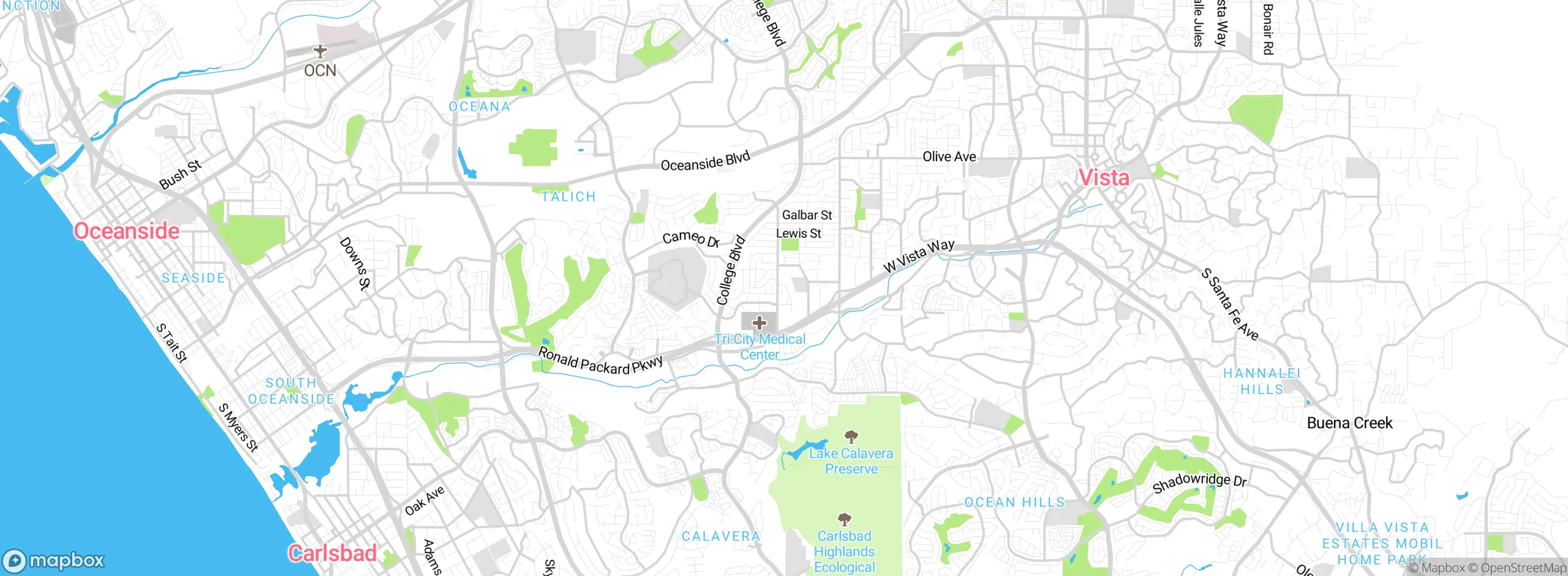 Map showing approximate location