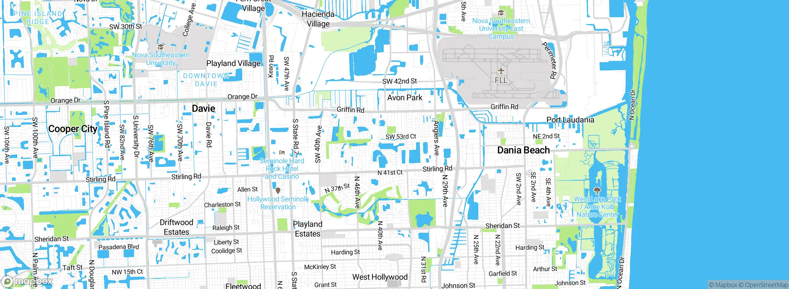 Map showing approximate location