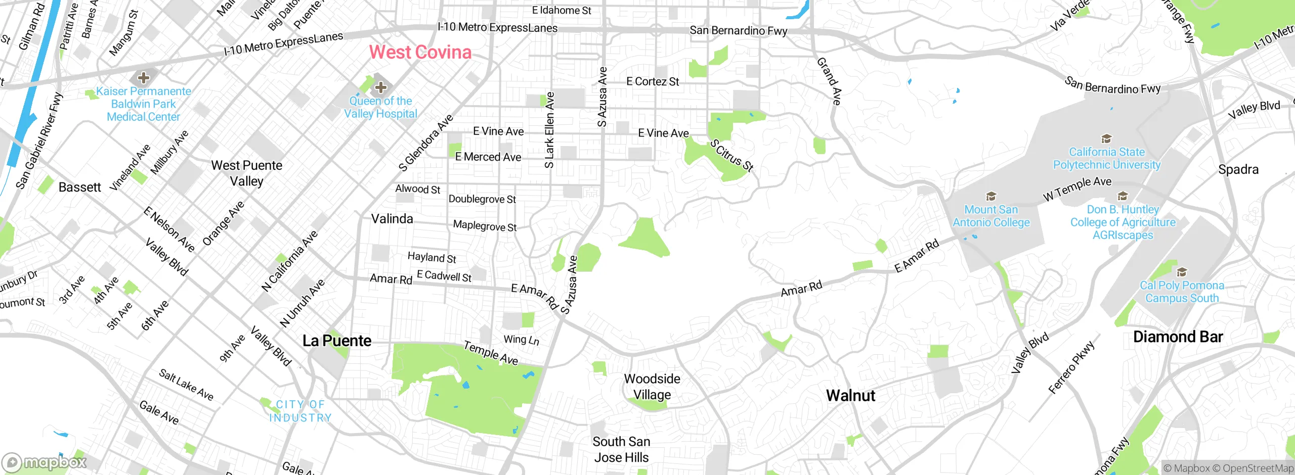 Map showing approximate location