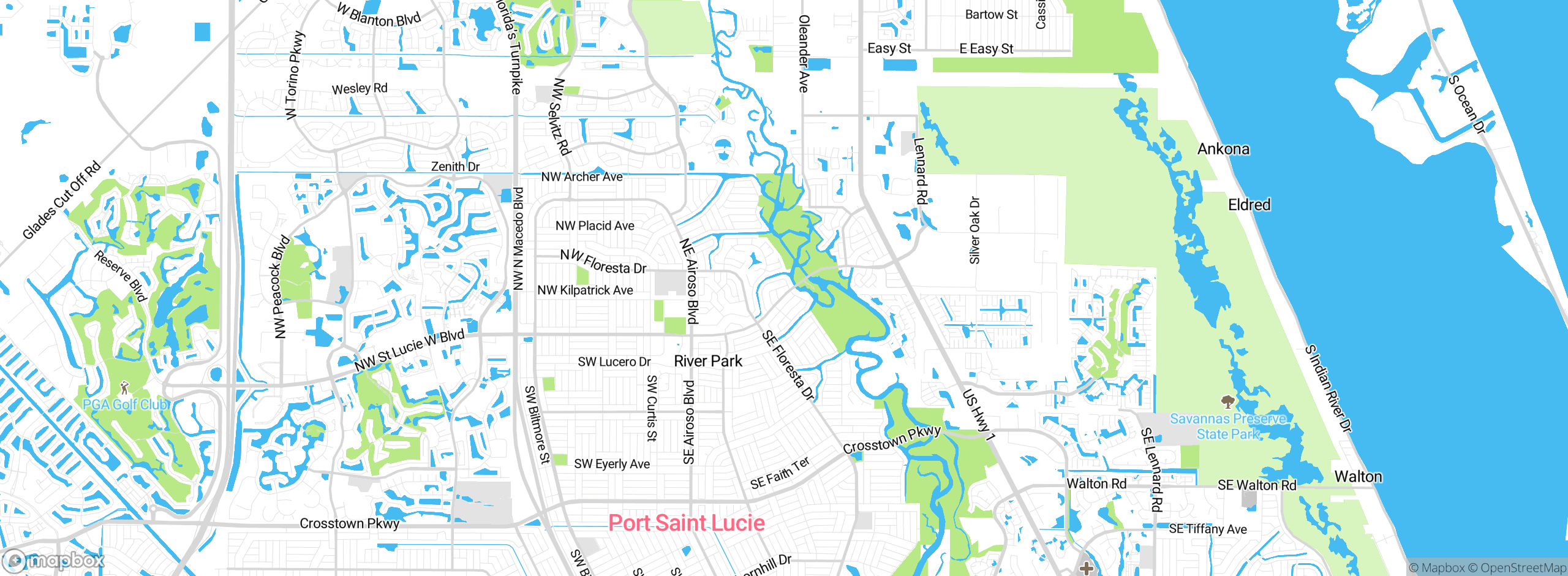Map showing approximate location