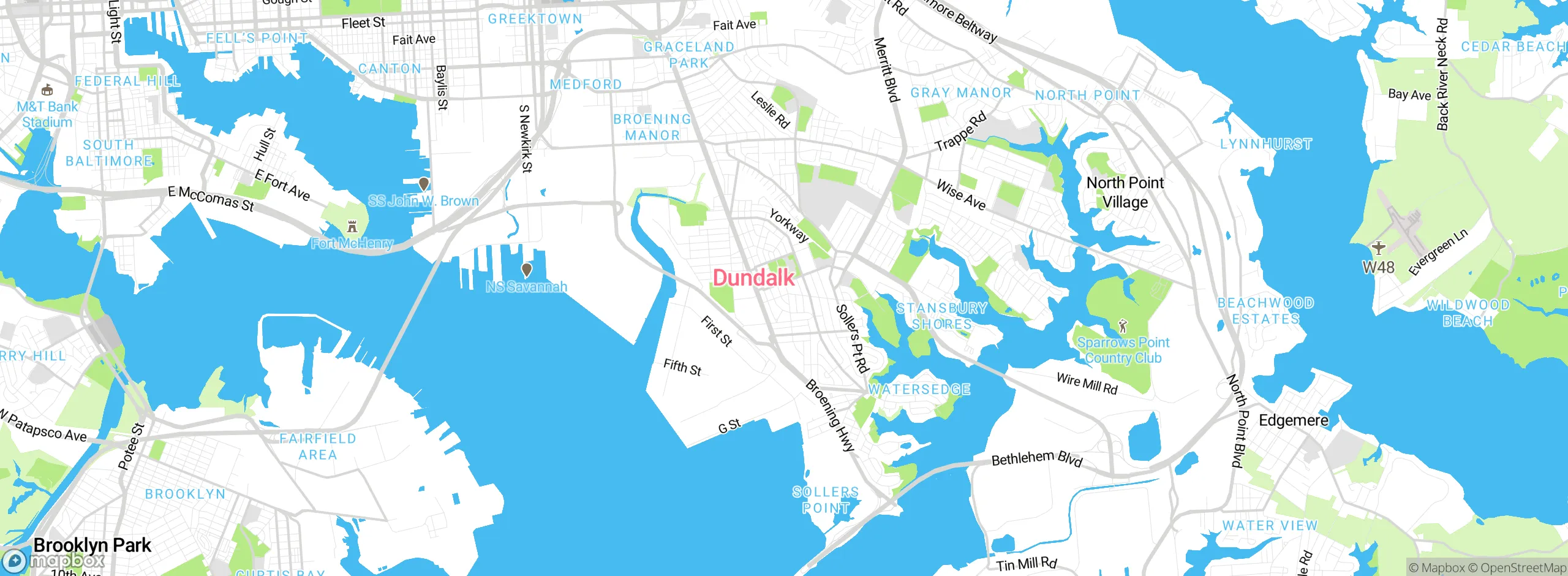 Map showing approximate location