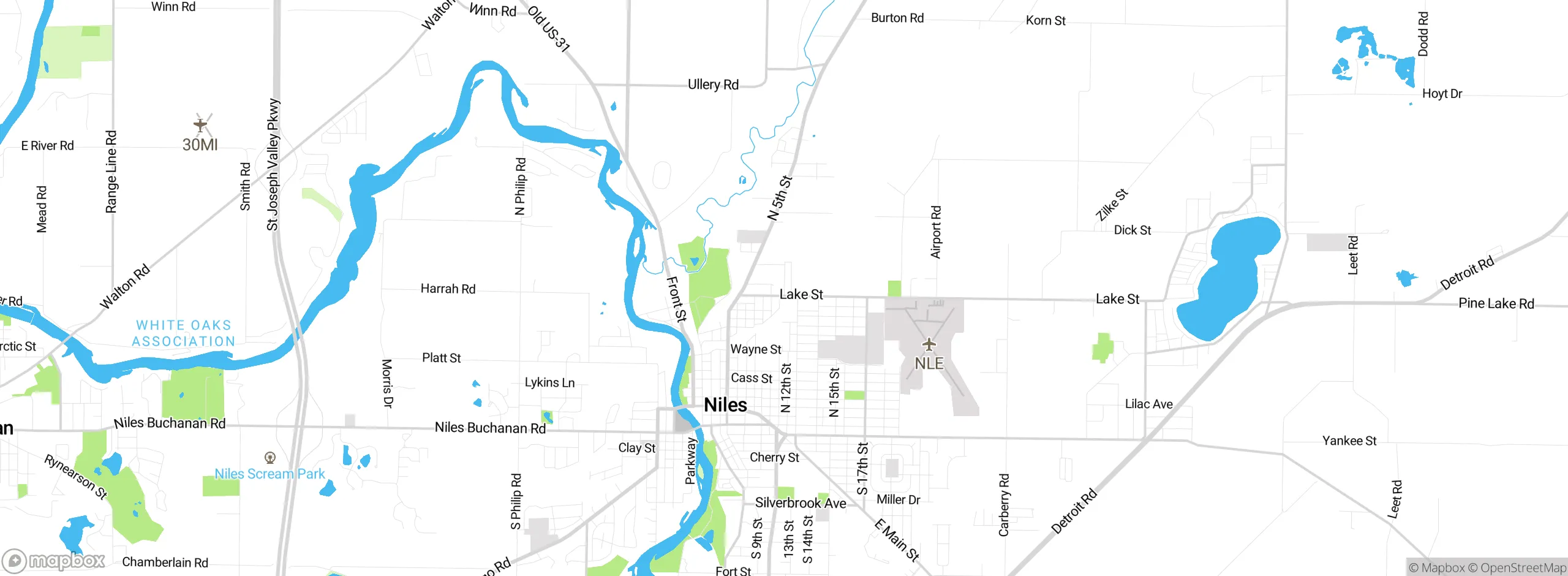 Map showing approximate location