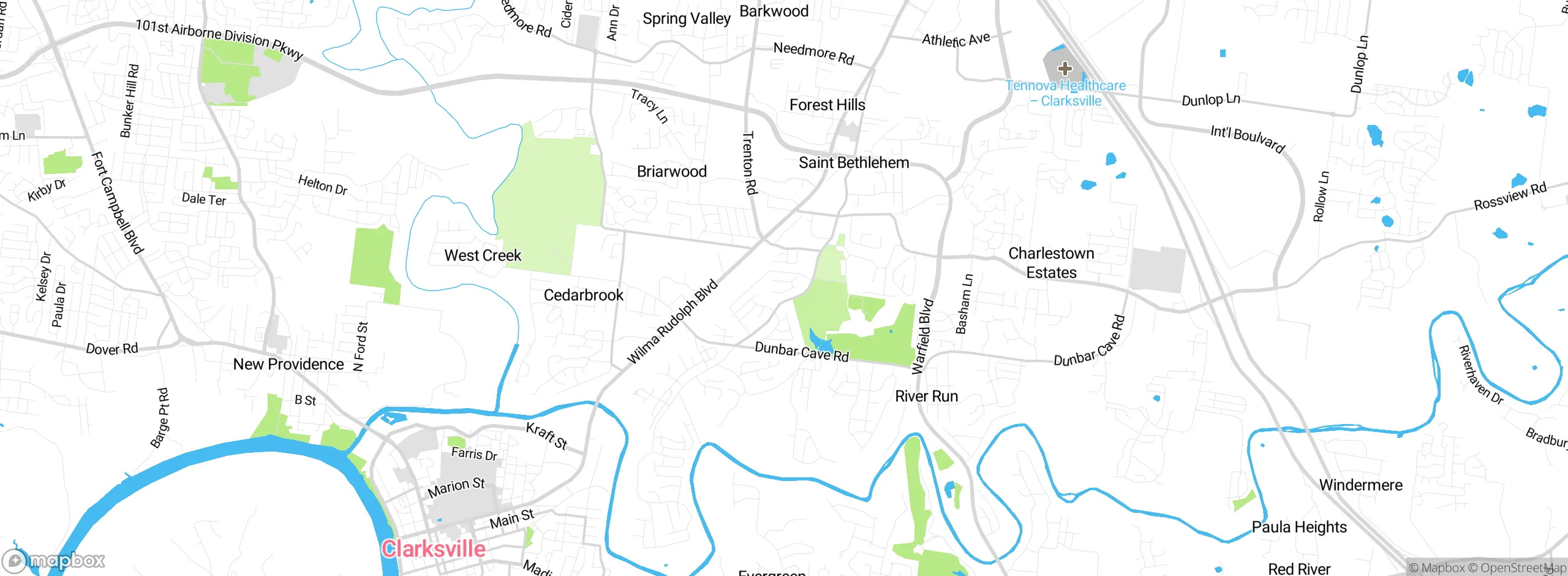 Map showing approximate location