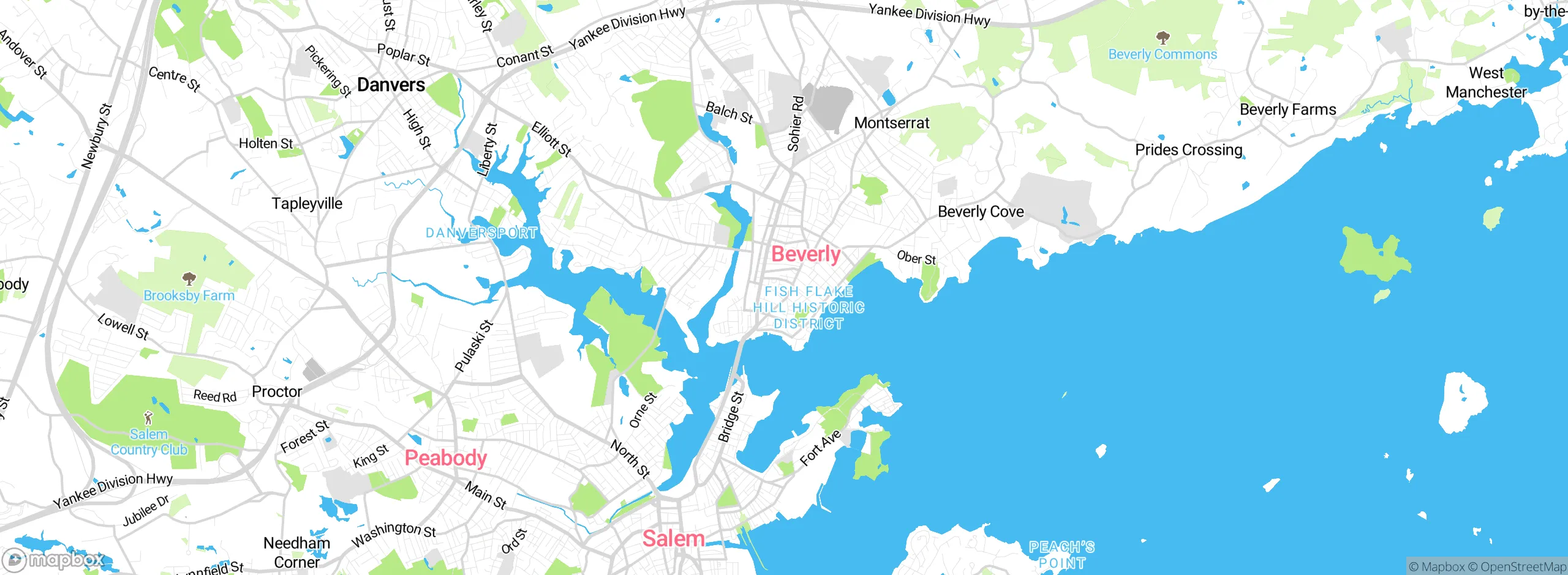 Map showing approximate location