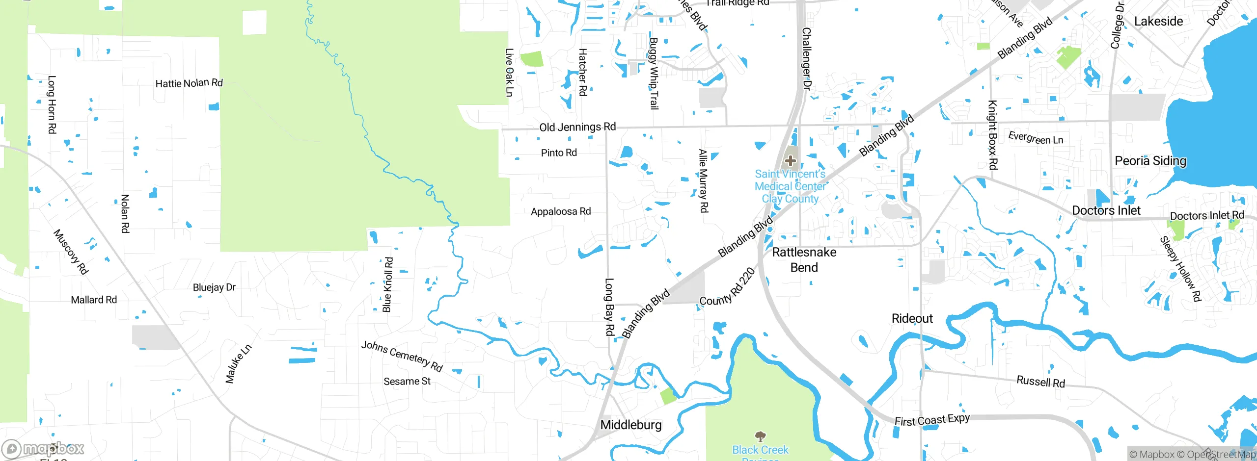 Map showing approximate location