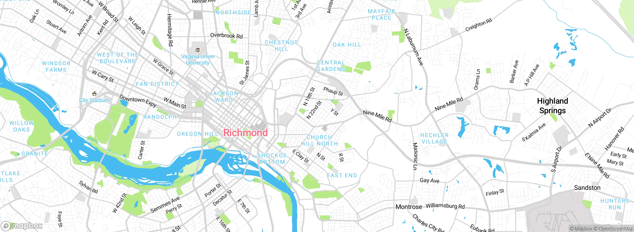 Map showing approximate location