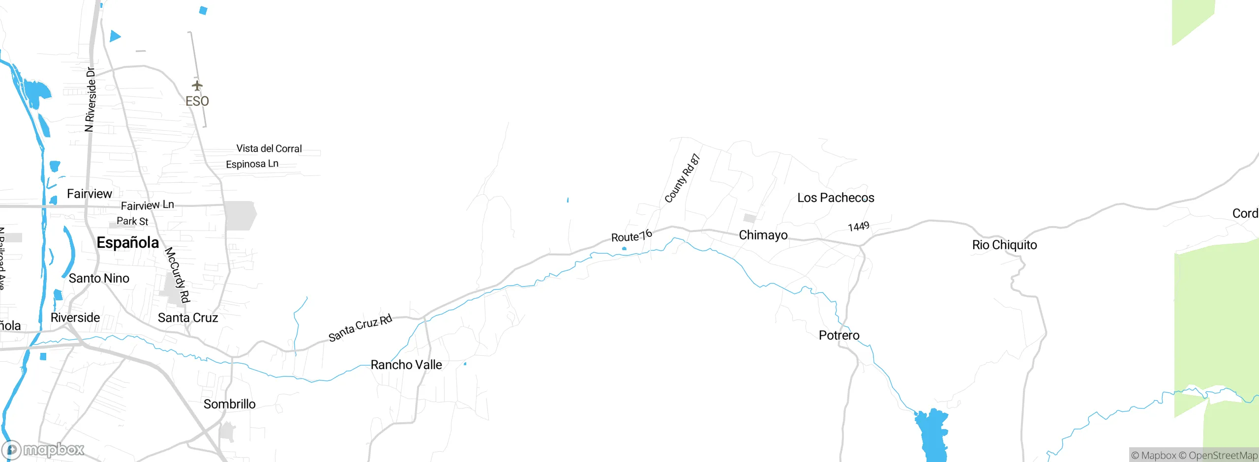 Map showing approximate location