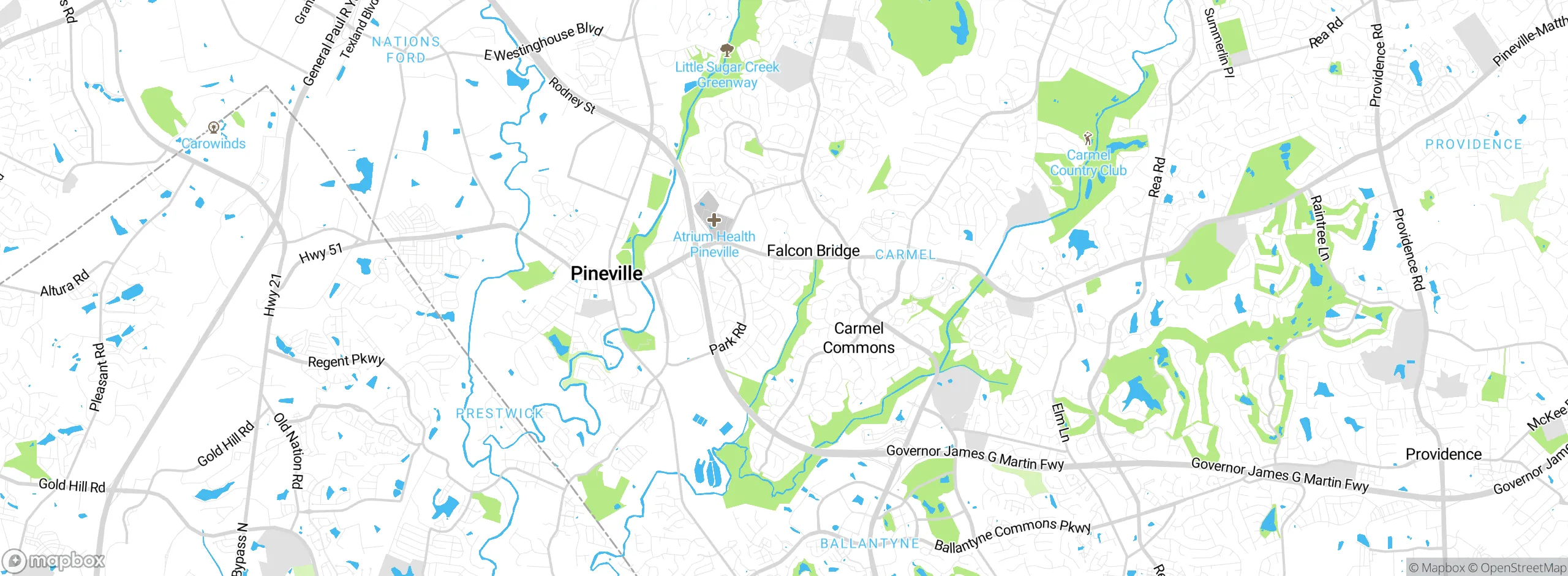 Map showing approximate location