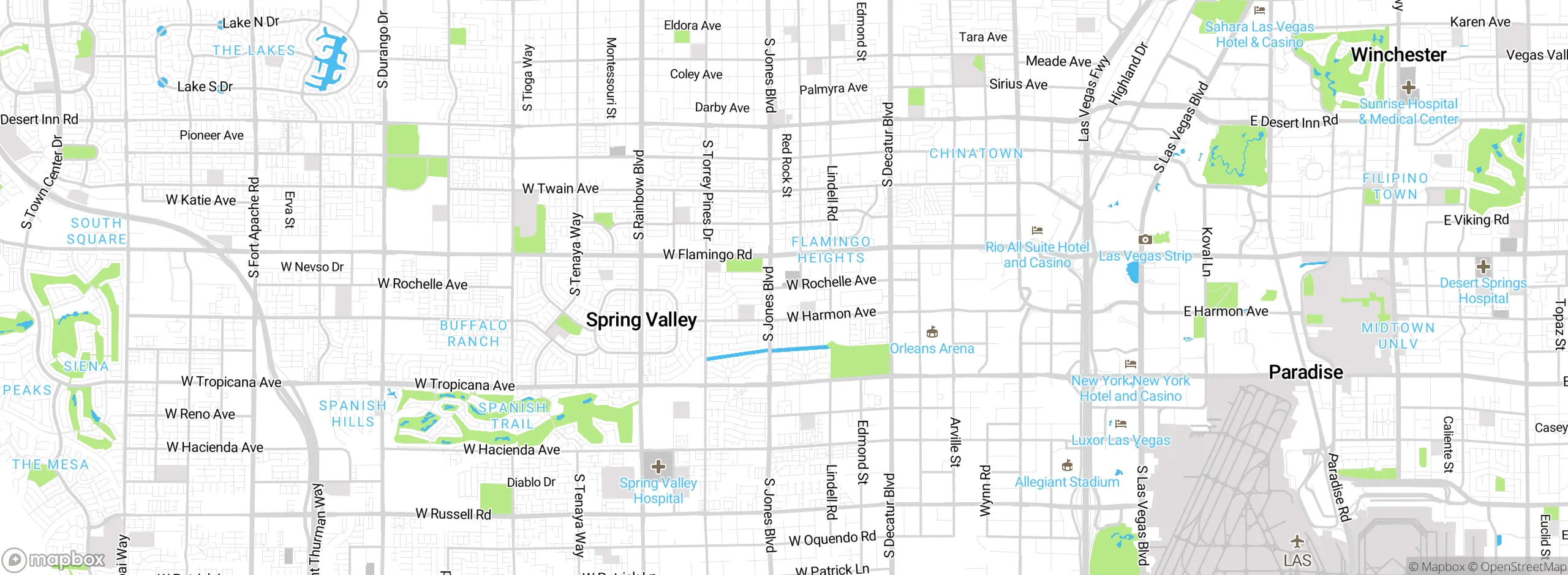 Map showing approximate location