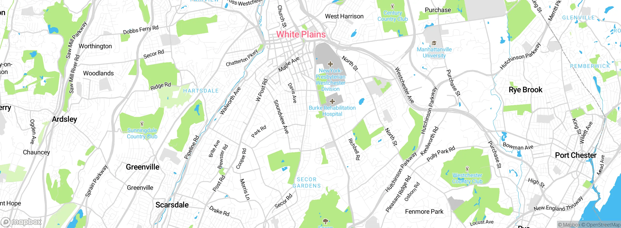 Map showing approximate location