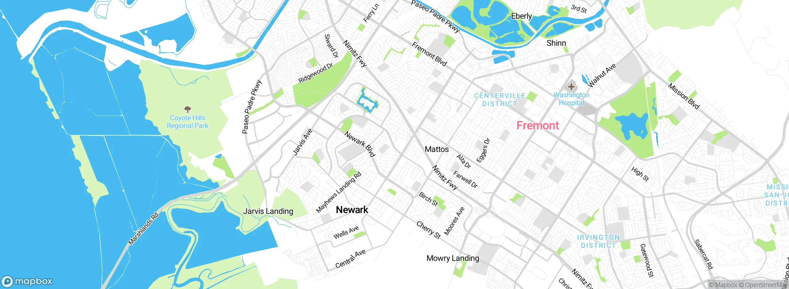 Map showing approximate location