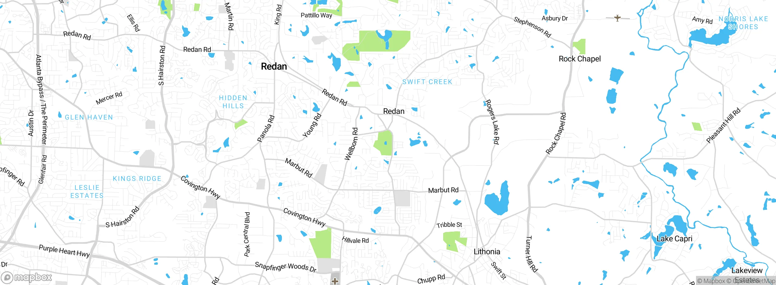 Map showing approximate location