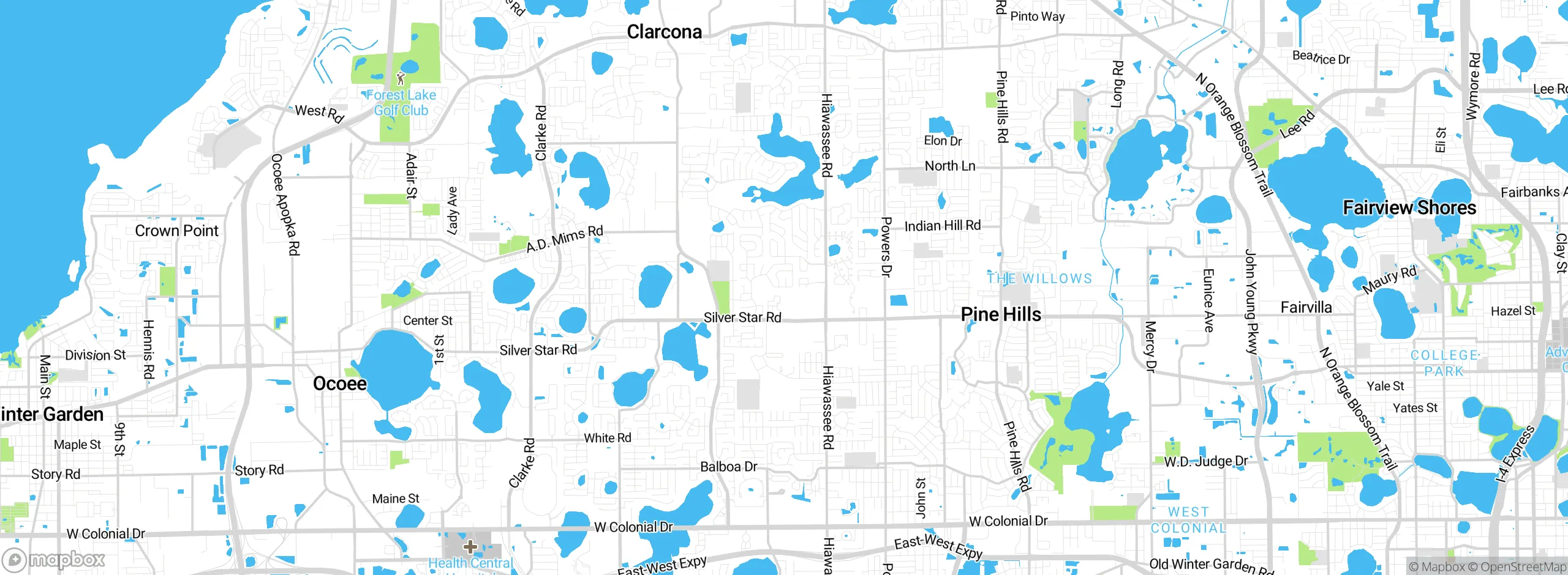 Map showing approximate location