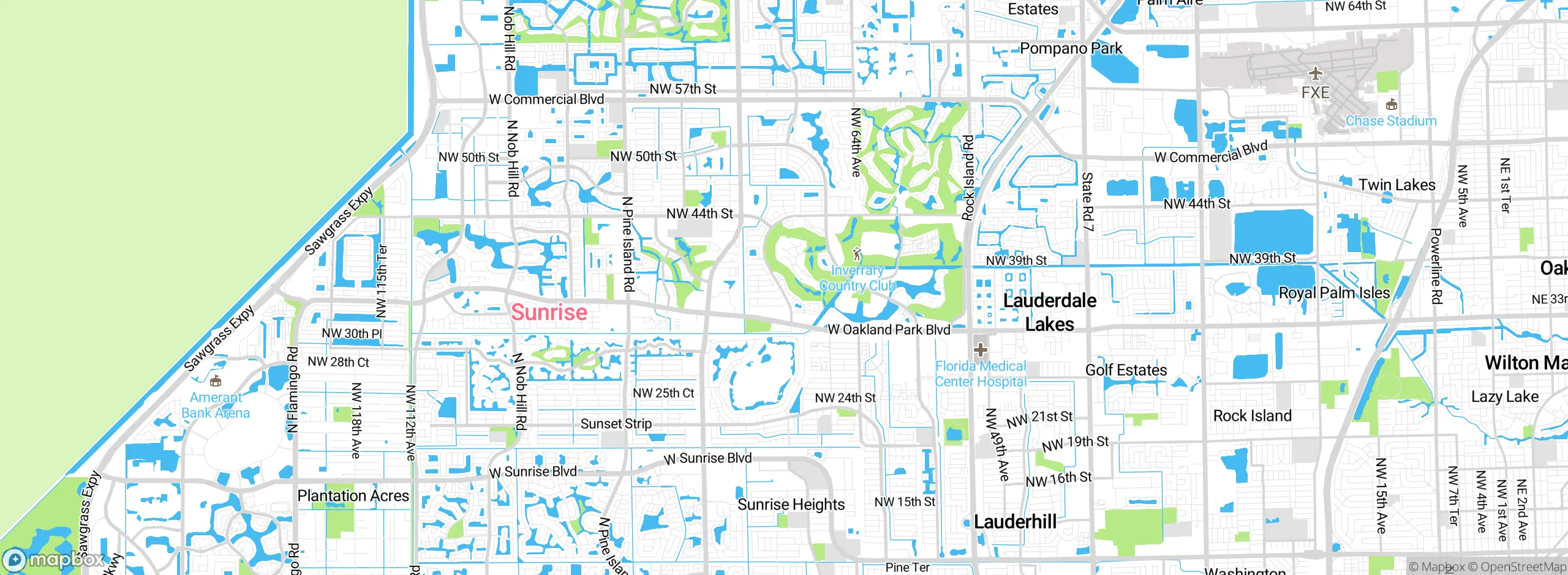 Map showing approximate location