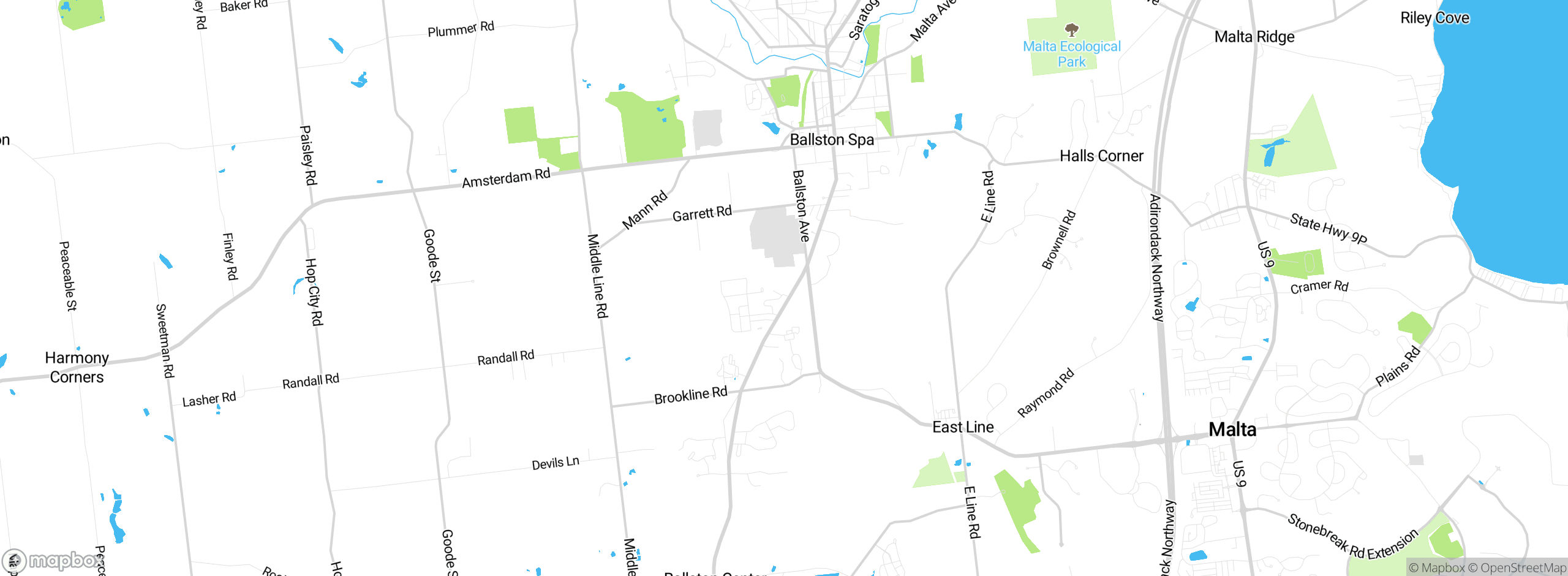 Map showing approximate location