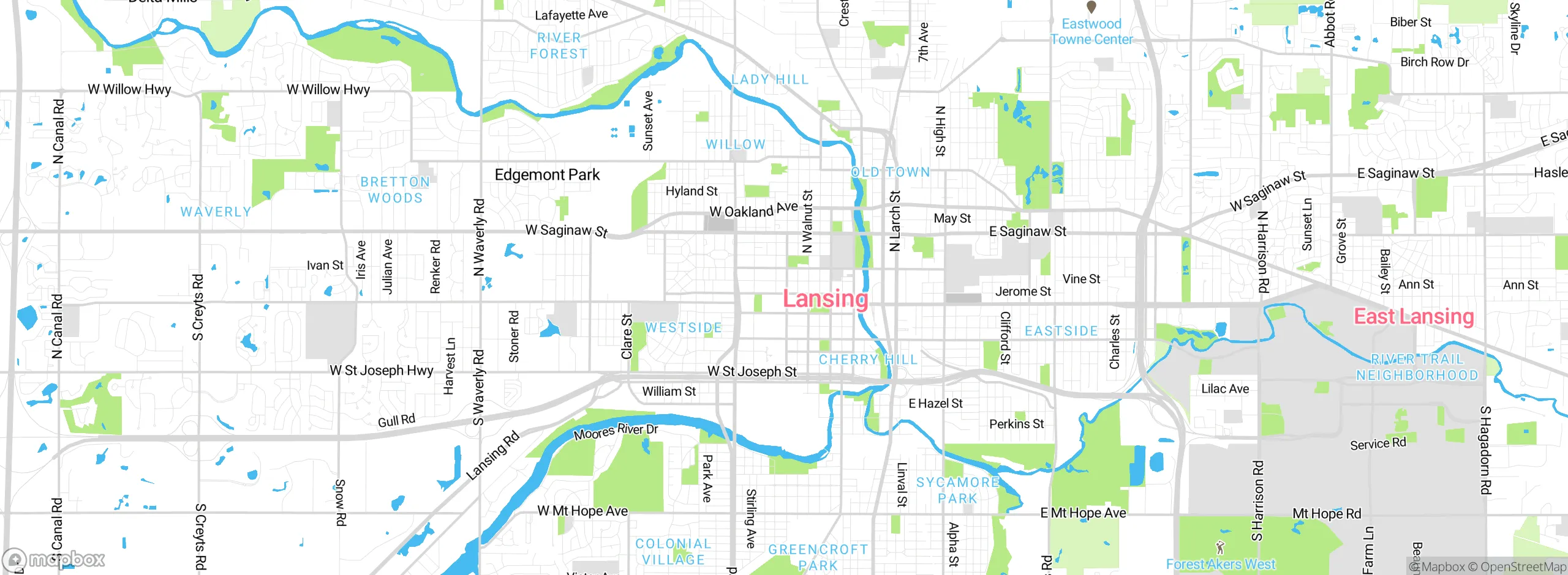Map showing approximate location
