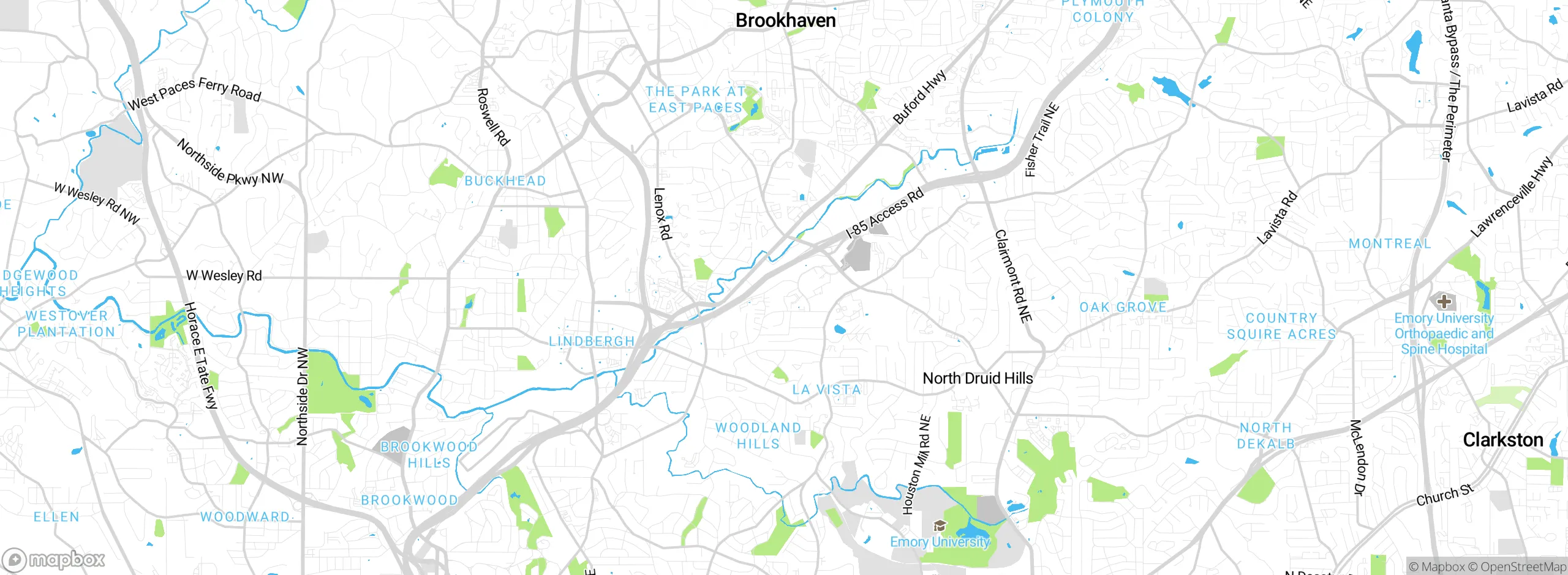 Map showing approximate location